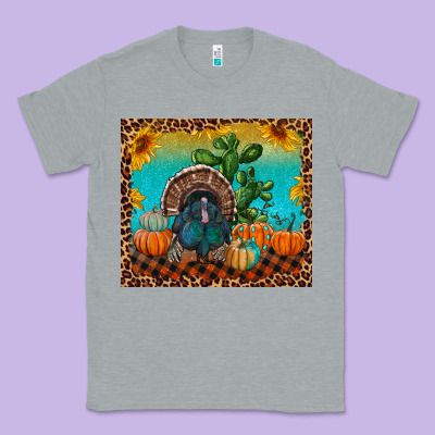 Turkey And Pumpkins Classic Tee Designed By Ranaportraitstore