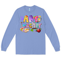 Colony Blue art teacher Long Sleeve Tee - texasbilliewilder