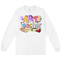 White art teacher Long Sleeve Tee - texasbilliewilder