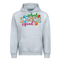 Heather Grey school lunch squad Urban Hoodie - NancyCooperArtShop