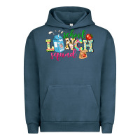 Pigment Midnight Navy school lunch squad Urban Hoodie - NancyCooperArtShop