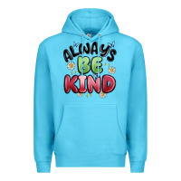 Ocean Blue always be kind Premium Hoodie - MaliasSmallBusiness