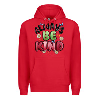 Red always be kind Premium Hoodie - MaliasSmallBusiness