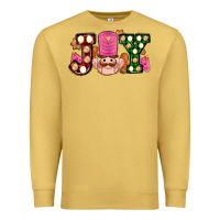 Antique Gold Christmas joy snacks and nutcracker cookies ado Premium Sweatshirt - AdoDesignShop