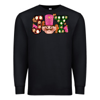 Black Christmas joy snacks and nutcracker cookies ado Premium Sweatshirt - AdoDesignShop