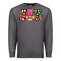 Charcoal Heather Christmas joy snacks and nutcracker cookies ado Premium Sweatshirt - AdoDesignShop