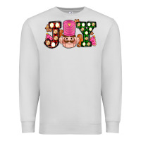 Dove Grey Christmas joy snacks and nutcracker cookies ado Premium Sweatshirt - AdoDesignShop