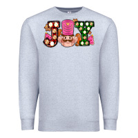Heather Grey Christmas joy snacks and nutcracker cookies ado Premium Sweatshirt - AdoDesignShop