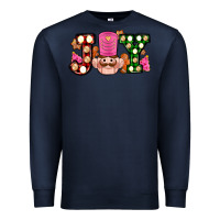 Navy Christmas joy snacks and nutcracker cookies ado Premium Sweatshirt - AdoDesignShop
