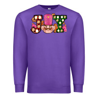 Purple Christmas joy snacks and nutcracker cookies ado Premium Sweatshirt - AdoDesignShop
