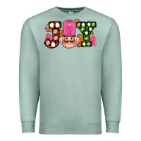 Seafoam Christmas joy snacks and nutcracker cookies ado Premium Sweatshirt - AdoDesignShop