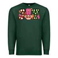 Sports Green Christmas joy snacks and nutcracker cookies ado Premium Sweatshirt - AdoDesignShop