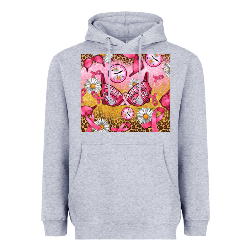 Hour Breast Cancer Bra Heavyweight Hoodie by Artiststas | Teevron