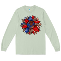 Matcha American flag leopard sunflower Long Sleeve Tee - Zillion Design Studio