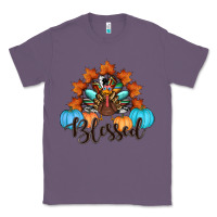 Lavender thanksgiving turkey pumpkin blessed Classic Tee - RanaPortraitStore