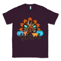 Plum thanksgiving turkey pumpkin blessed Classic Tee - RanaPortraitStore
