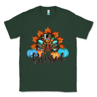 Sports Green thanksgiving turkey pumpkin blessed Classic Tee - RanaPortraitStore