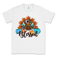 White thanksgiving turkey pumpkin blessed Classic Tee - RanaPortraitStore
