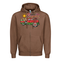 Chestnut hello summer Zipper Hoodie - SublimationCraftShop