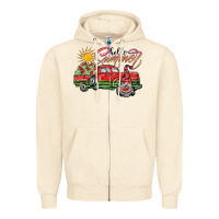 Sandshell hello summer Zipper Hoodie - SublimationCraftShop