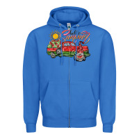 True Royal hello summer Zipper Hoodie - SublimationCraftShop