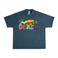 Midnight Navy beach Urban Heavy Tee - RanaPortraitStore