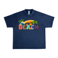 Navy beach Urban Heavy Tee - RanaPortraitStore