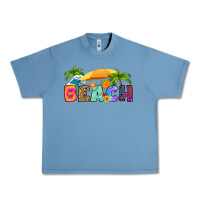 Pebble Blue beach Urban Heavy Tee - RanaPortraitStore