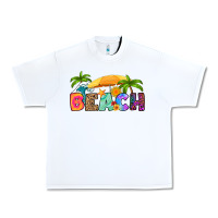 White beach Urban Heavy Tee - RanaPortraitStore