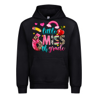 Black little miss sixth grade Urban Hoodie - NancyCooperArtShop