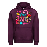 Mauve Wine little miss sixth grade Urban Hoodie - NancyCooperArtShop