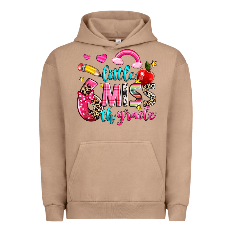 Little Miss Sixth Grade Urban Hoodie by NancyCooperArtShop | Teevron