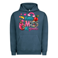 Pigment Midnight Navy little miss sixth grade Urban Hoodie - NancyCooperArtShop