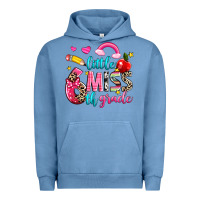 Pigment Pebble Blue little miss sixth grade Urban Hoodie - NancyCooperArtShop
