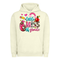 Pigment Pistachio little miss sixth grade Urban Hoodie - NancyCooperArtShop