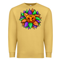 Antique Gold sunflower halloween Premium Sweatshirt - JahusDesignShop