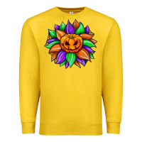 Lemon sunflower halloween Premium Sweatshirt - JahusDesignShop
