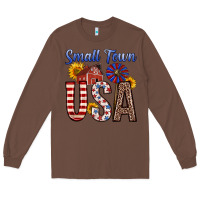 Chestnut small town usa Long Sleeve Tee - Zillion Design Studio