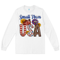 White small town usa Long Sleeve Tee - Zillion Design Studio