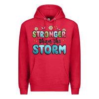 Cardinal stronger than the storm Premium Hoodie - MaliasSmallBusiness