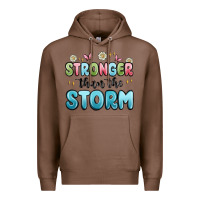 Chestnut stronger than the storm Premium Hoodie - MaliasSmallBusiness