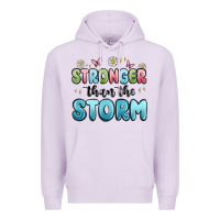 Lilac stronger than the storm Premium Hoodie - MaliasSmallBusiness