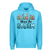 Ocean Blue stronger than the storm Premium Hoodie - MaliasSmallBusiness