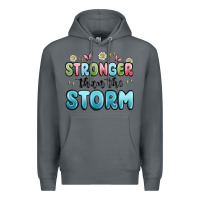 Rock stronger than the storm Premium Hoodie - MaliasSmallBusiness