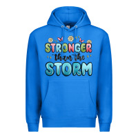 True Royal stronger than the storm Premium Hoodie - MaliasSmallBusiness