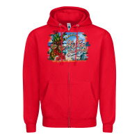 Red hello summer Zipper Hoodie - SublimationCraftShop