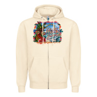 Sandshell hello summer Zipper Hoodie - SublimationCraftShop