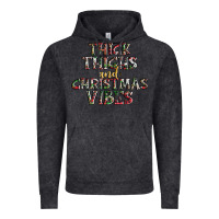 Vintage Black thick thighs and Christmas vibes Vintage Hoodie - AdoDesignShop