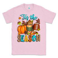 Bubblegum Pink 'tis the season american  football Classic Tee - Zillion Design Studio
