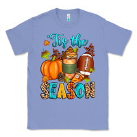 Colony Blue 'tis the season american  football Classic Tee - Zillion Design Studio